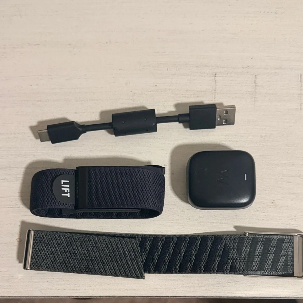 Black Fitness Tracker with Accessories Bundle with Charger